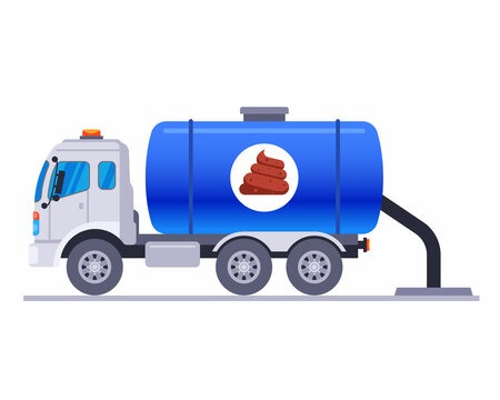 Vacuum truck for black water