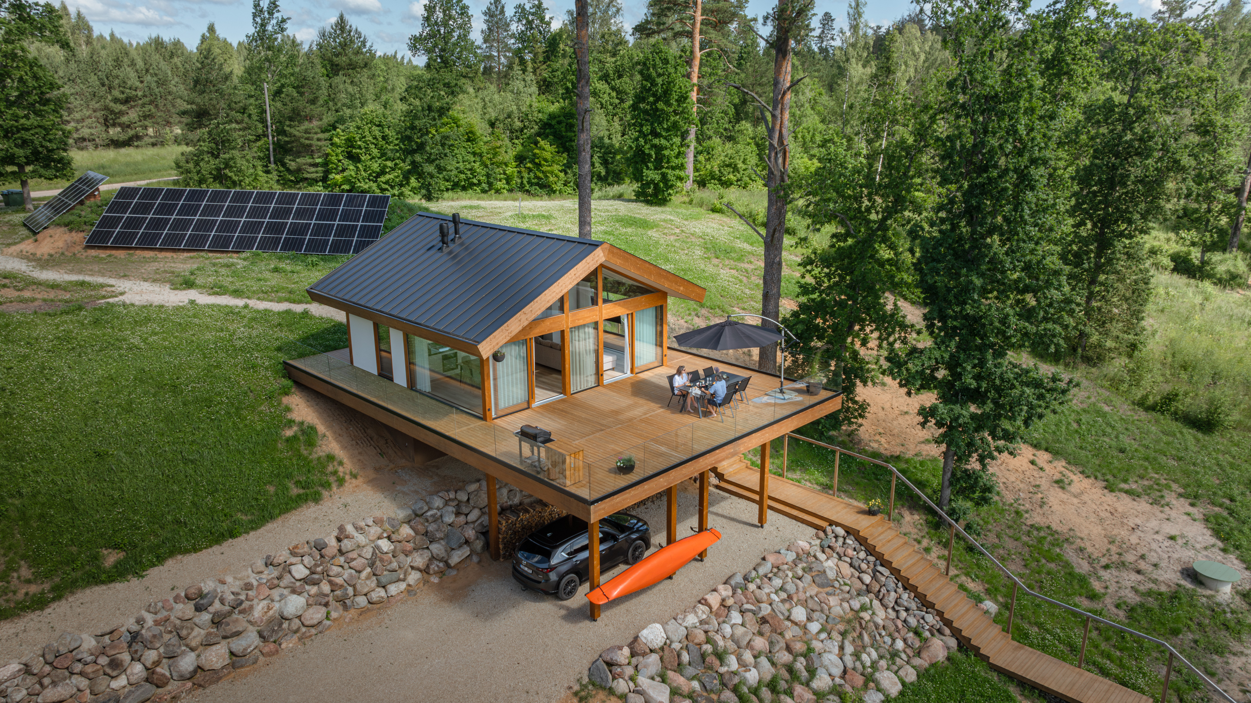 ODYL House drone view