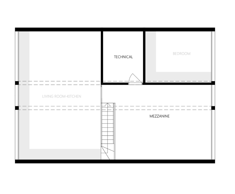Plano planta entresuelo ODYL 85